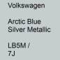 Preview: Volkswagen, Arctic Blue Silver Metallic, LB5M / 7J.